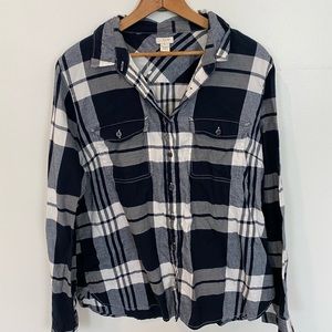 Jcrew plaid top